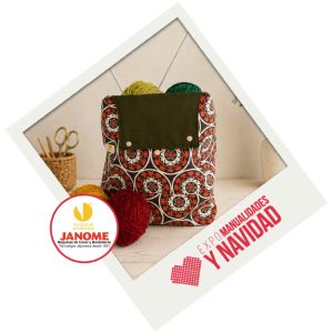 Bolsa para tejido doble vista