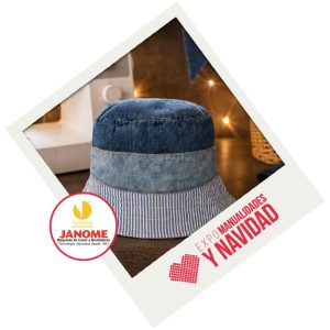 Gorro tipo bucket upciclying